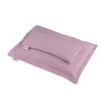 Naturalny zestaw poduszek do relaksu - Amber Relax - Len Różowy