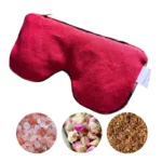 Opaska Obciążeniowa na Oczy i Czoło – Sól Kłodawska & Bursztyn Bałtycki & Płatki Róży